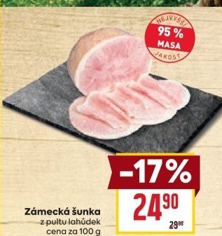 Šunka Zámecká nejvyšší jakosti