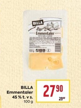 Sýr Emmentaler Billa