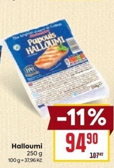 Sýr Halloumi Papouis
