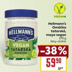 Tatarská omáčka Vegan Hellmann'