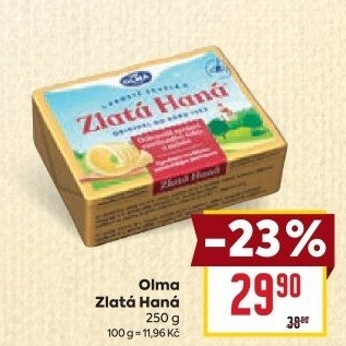 Tuk Zlatá Haná Olma