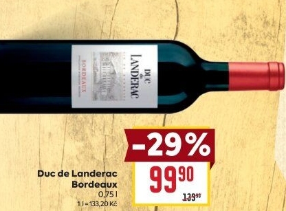 Víno Bordeaux Duc De Landerac