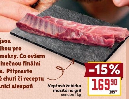 Žebra vepřová na gril