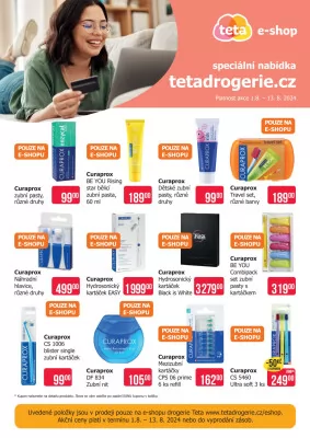 akční leták Teta drogerie 1.8.2024-13.8.2024