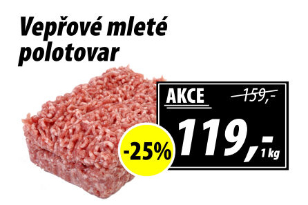 Maso mleté vepřové