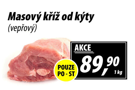 Masový kříž od kýty vepřový