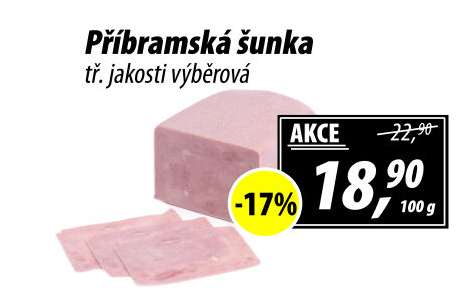 Šunka výběrová příbramská