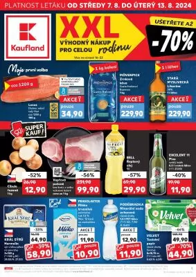 akční leták Kaufland 7.8.2024-13.8.2024