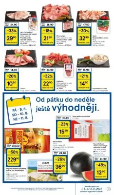 akční leták Tesco 7.8.2024-13.8.2024