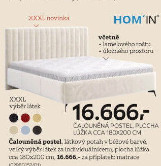 ČALOUNĚNÁ POSTEL