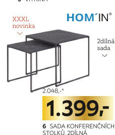 SADA ODKLÁDACÍCH STOLKŮ