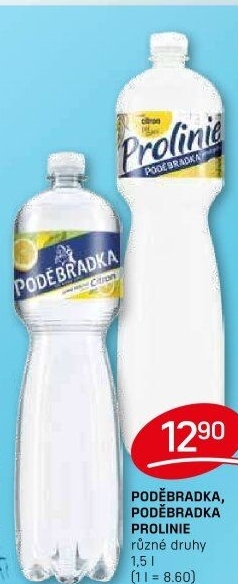 Ochucená voda Poděbradka