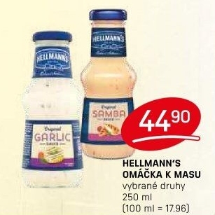 Omáčky k masu Hellmann'