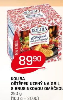 Oštěpek na gril Koliba Mlékárna Bystřice pod Hostýnem