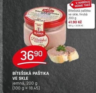 Paštika bítešská jemná Sláma