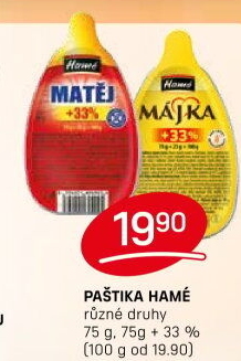 Paštiky Hamé