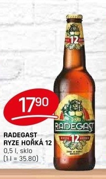 Pivo světlý ležák 12° Ryze hořká Radegast
