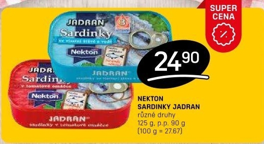 Sardinky Jadran Nekton