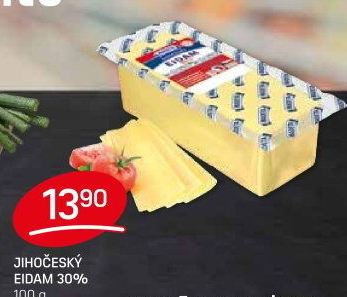 Sýr Eidam Jihočeský 30% Madeta