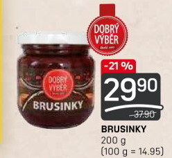 Brusinky Dobrý Výběr
