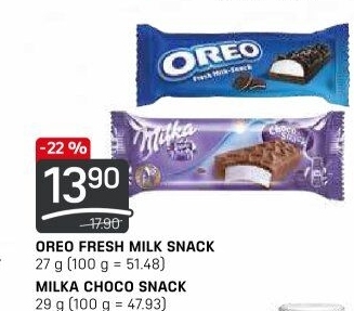 Fresh Milk snack Oreo