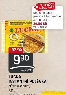 Instantní polévka Lucka