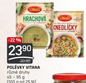 Instantní polévky Vitana