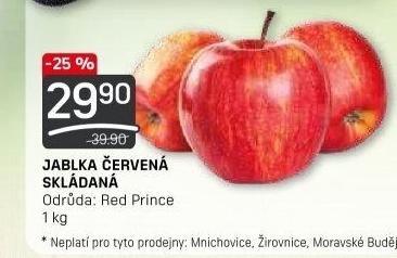 Jablka červená