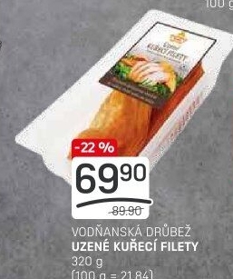 Kuřecí filety uzené Vodňanské kuře