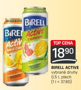 Nealkoholické pivo ochucené Active Birell
