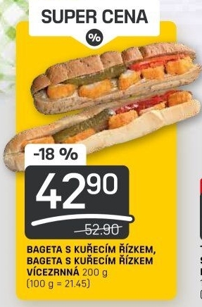 Obložená bageta