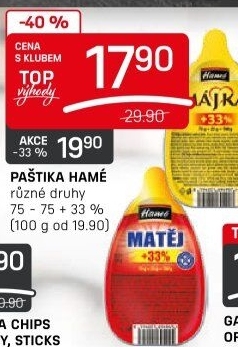 Paštiky Hamé