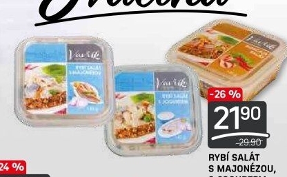 Rybí salát s majonézou Lahůdky Vavřík