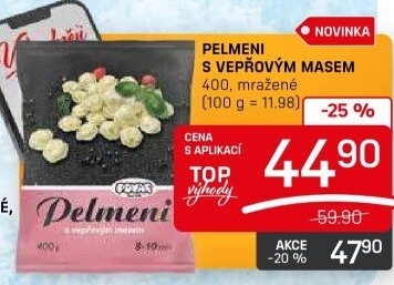 Těstoviny plněnémražené Pelmeni Povar