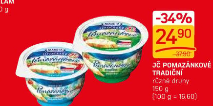 Tradiční pomazánkové Jihočeské Madeta