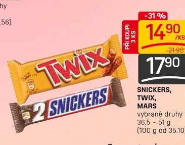 Tyčinka Twix