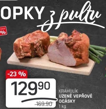 Vepřové ocásky uzené Krahulík