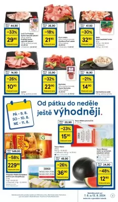 akční leták Tesco 7.8.2024-13.8.2024