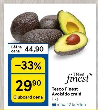 Avokádo Tesco Finest