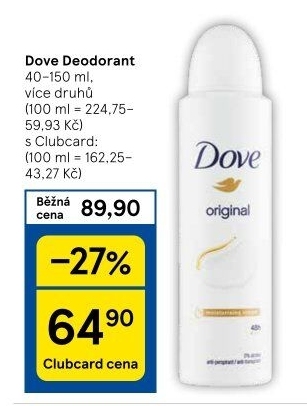 Deodoranty Dove