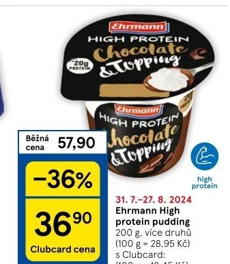 Dezert pudink High protein Ehrmann