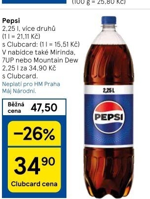 Limonáda Pepsi