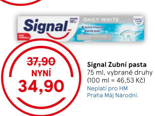 Pasty na zuby Signal