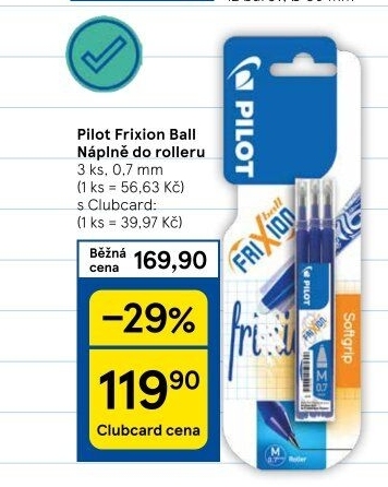 Pero Roller Frixion Ball Pilot - náplň