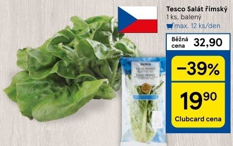 Salát římský Tesco