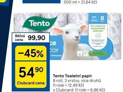 Toaletní papír 3vrstvý Tento
