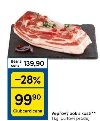 Vepřový bok s kostí