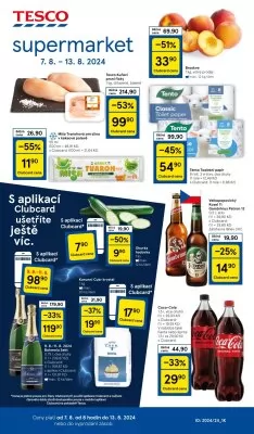 akční leták Tesco 7.8.2024-13.8.2024