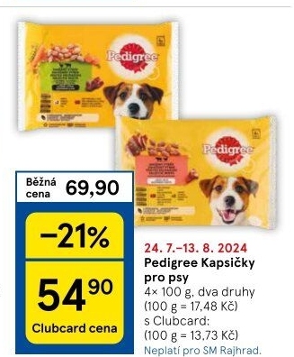 Kapsičky pro psy Pedigree