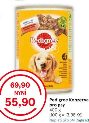 Konzerva pro psy Pedigree